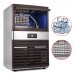 VBENLEM Ice Cube Making Machine Intelligent 300W Commercial Ice Maker 45KG/100LBS Per 24H Auto Clean 40 Cases for Bars Coffee Shops Hotels(45KG/100LBS)